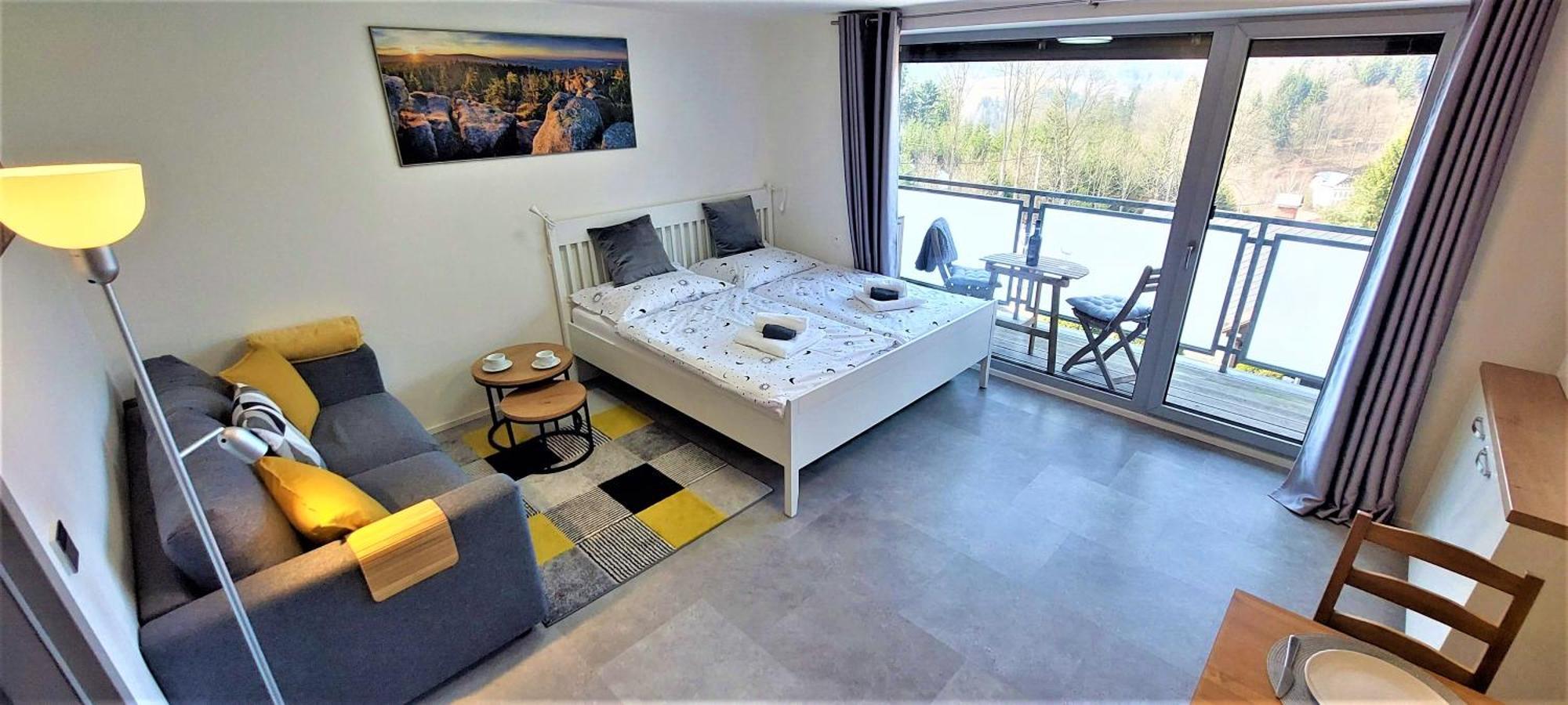 Apartman Na Kraji Lesa Janov nad Nisou Exterior photo